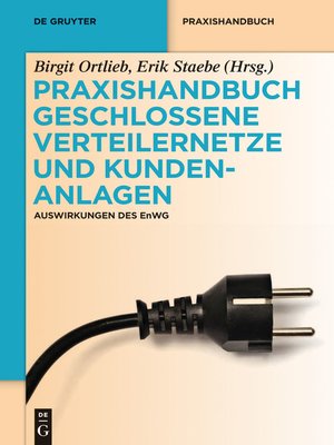 cover image of Praxishandbuch Geschlossene Verteilernetze und Kundenanlagen